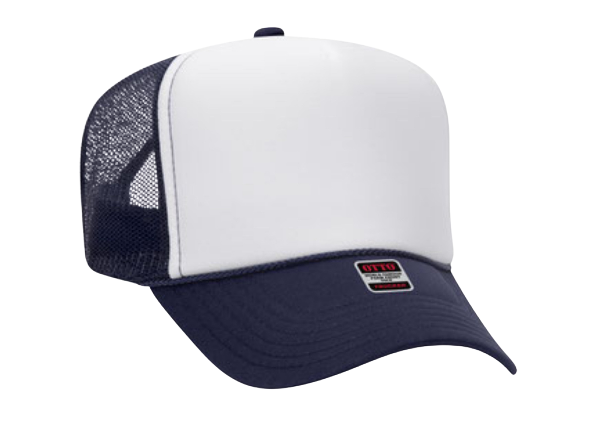 Navy & White