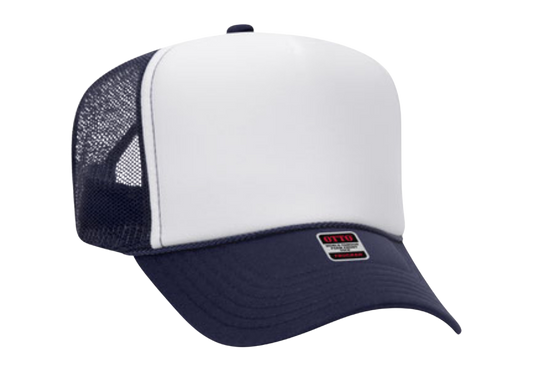 Navy & White
