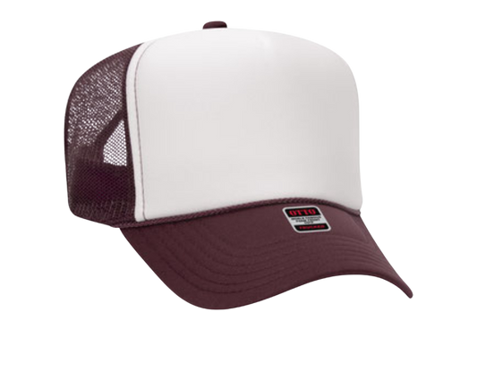 Maroon & White